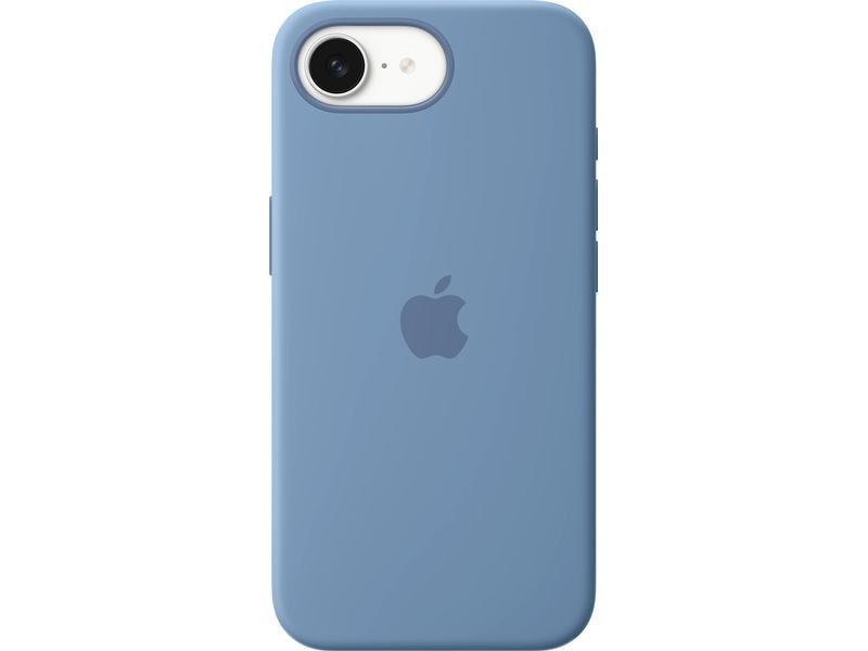 Apple Silicone Case mit MagSafe iPhone 16e Blue Silikon-Backcover mit «MagSafe» für das  Apple iPhone 16e