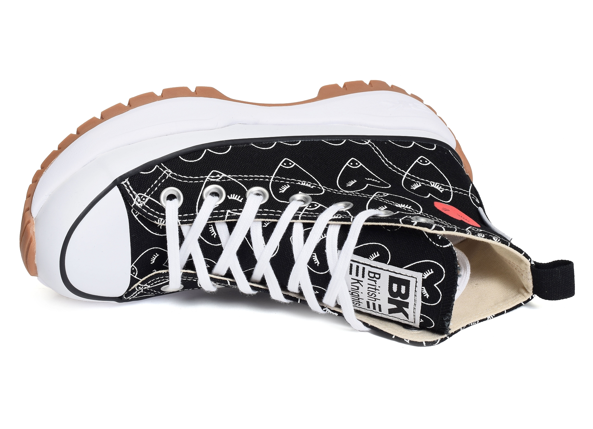 Kaya mid fly 3730 noir blanc