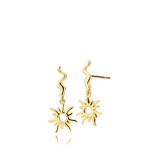 Sistie Universe Øreringe, Gold Plated