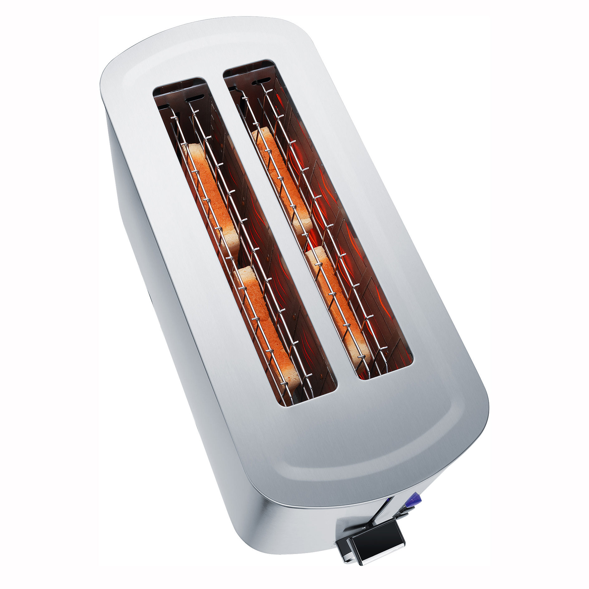 STEBA Doppel-Langschlitztoaster - Edelstahl - 4 Funktionen