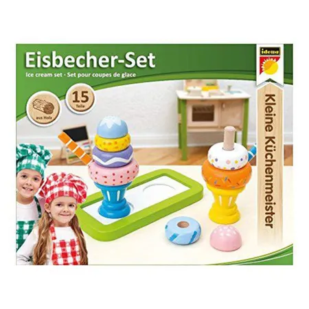 Idena Kleine Küchenmeister Eisbecher-Set, 15-teilig