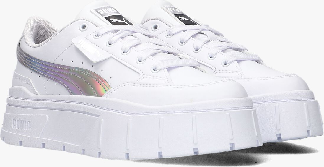 PUMA witte puma lage sneakers mayze stack