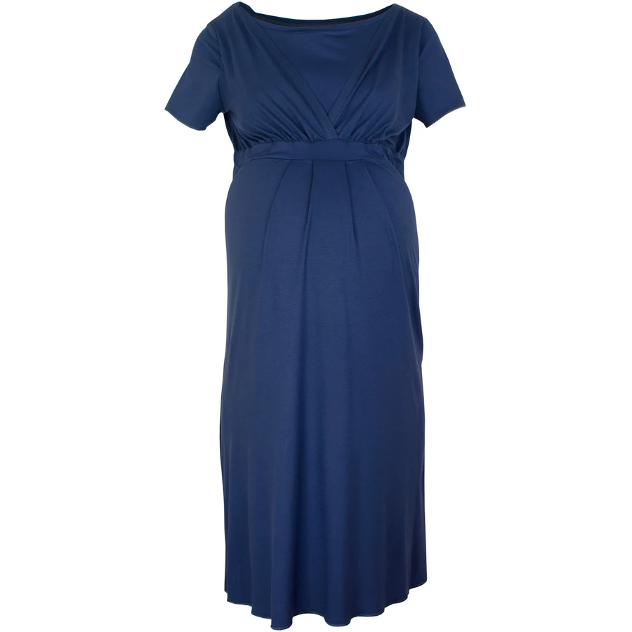 Cool Mama Umstands- und Stillnachthemd 2 in 1 blau