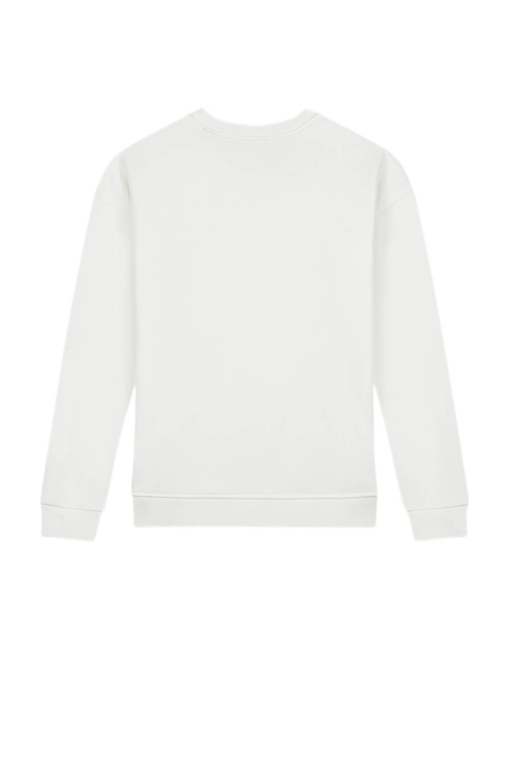 NIK&NIK sweater Operator met tekst offwhite