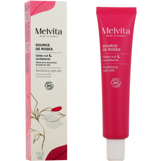 Gelée nuit hydratante Source de Roses Melvita