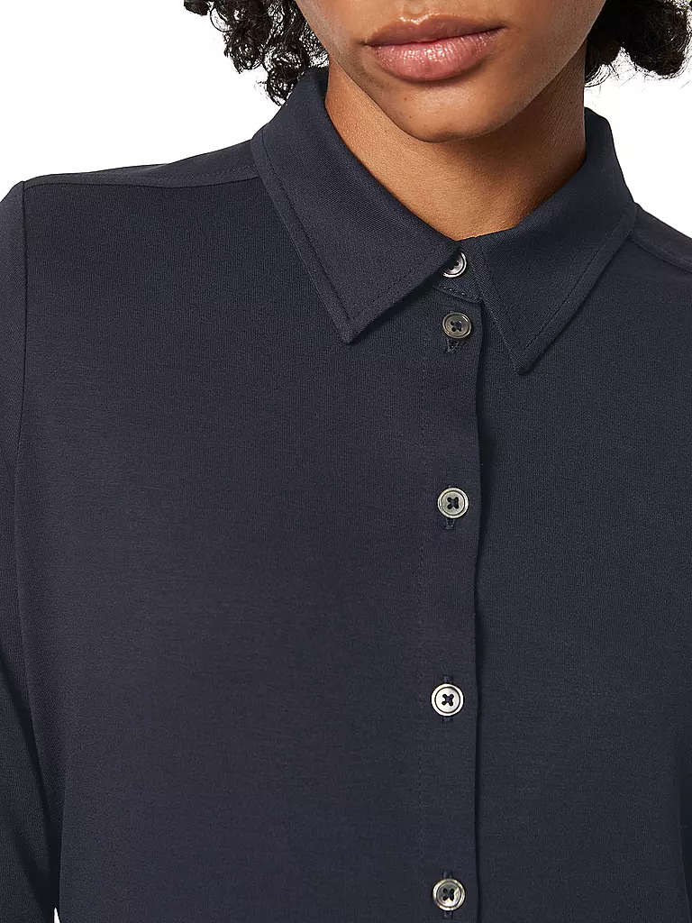 MARC O'POLO Jerseybluse dunkelblau