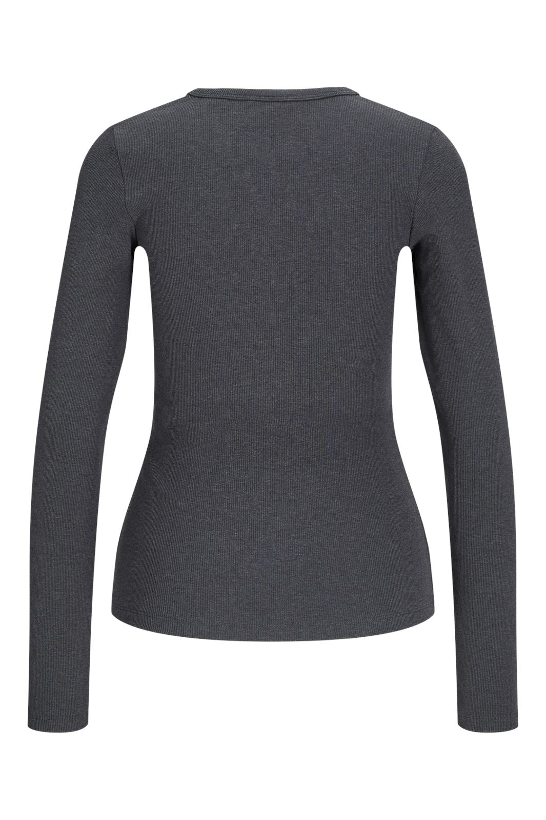 Jjxx Jxfreya Str Ls Rib Tee 4512554 dark grey melange