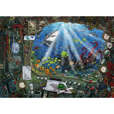 Ravensburger Puzzle Exit im U-Boot, 759 Teile