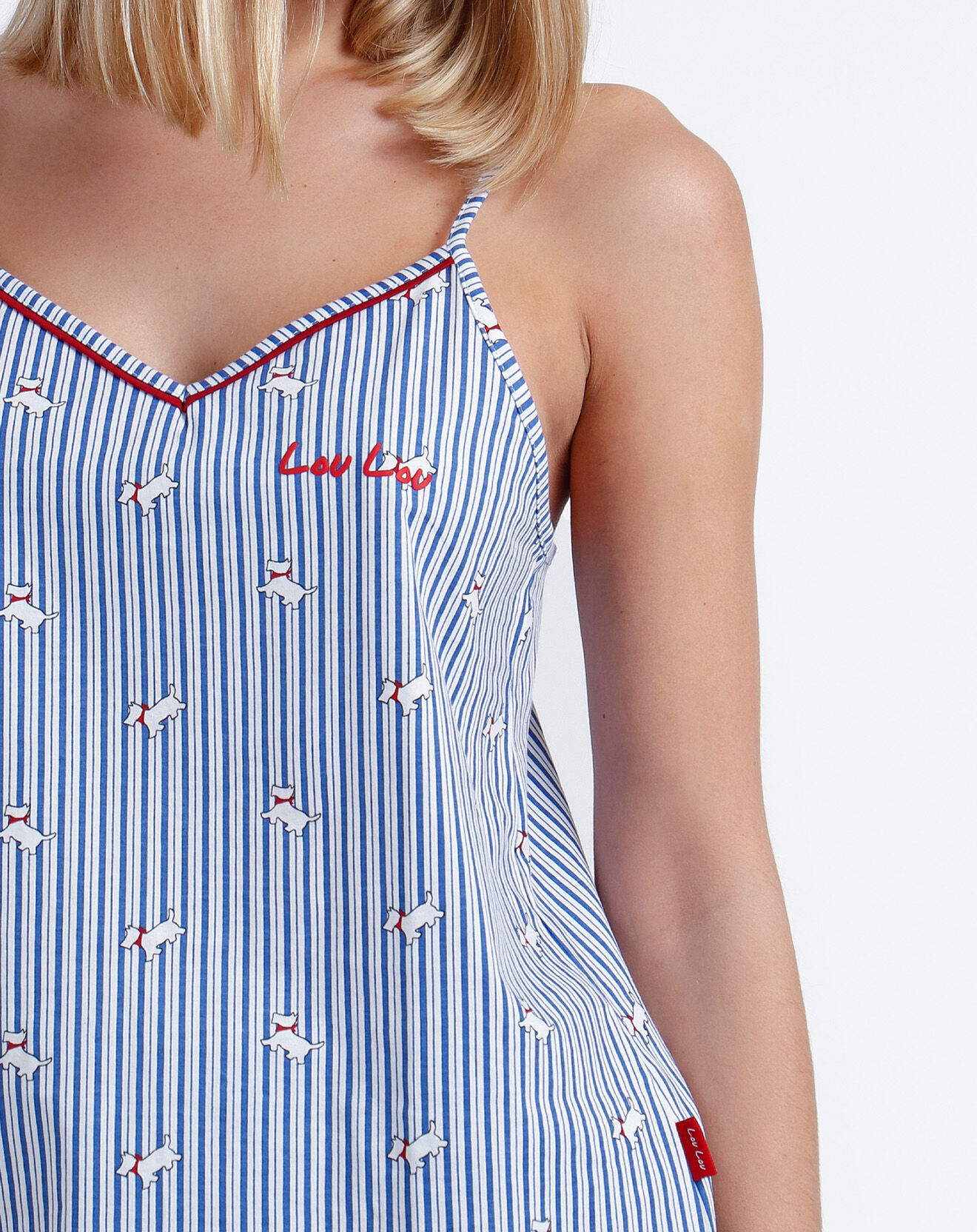 Admas Pyjama Débardeur & Short Amina bleu