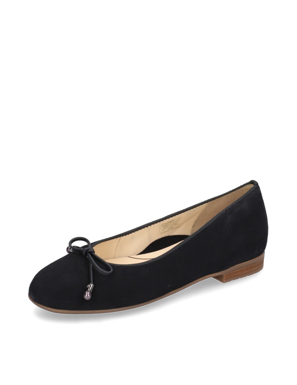 Veloursleder Ballerina