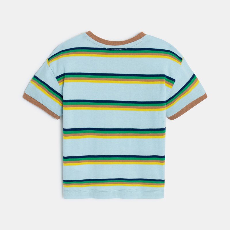 T-shirt bébé garçon bleu rayé Catimini Turquoise