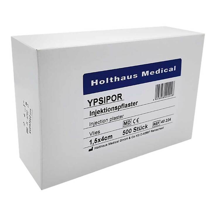 Injektionspflaster Ypsipor 1,5x4 cm, 500 St