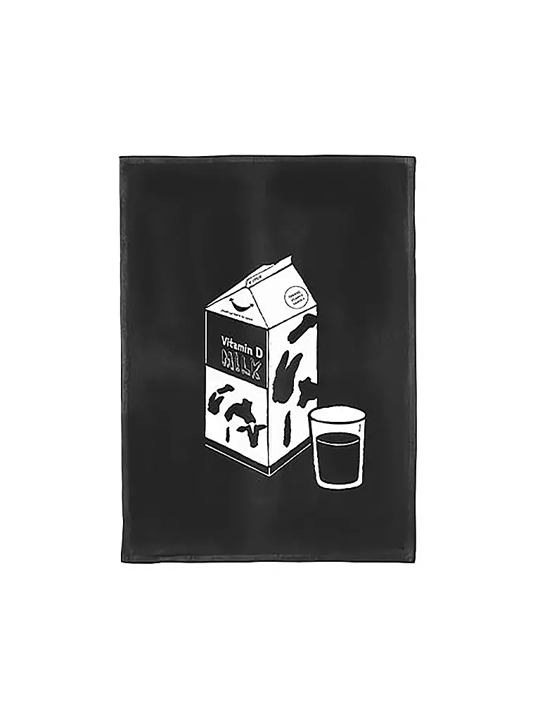CHIC.MIC Geschirrtuch 50x70cm Milk schwarz