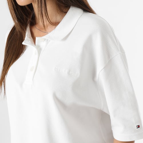 Polo Manches Courtes Femme Modern Relax 8880 Blanc