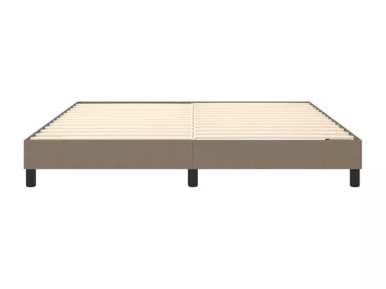 Sommier à lattes de lit Taupe 180x200 cm Tissu