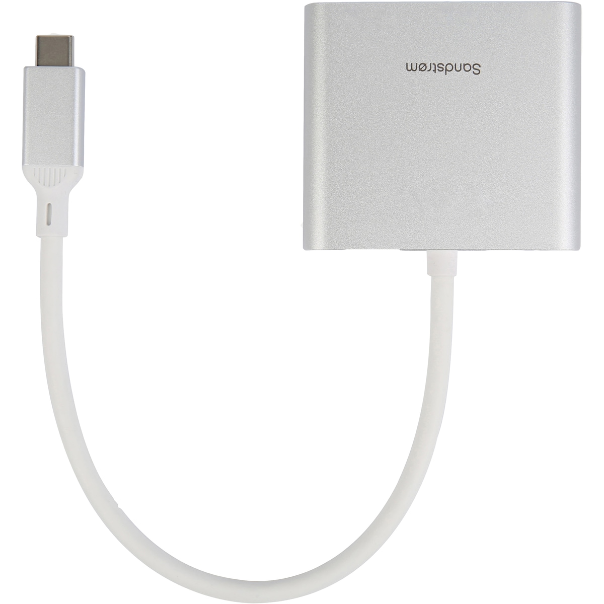 Sandstrøm 3-i-1 USB-C hub