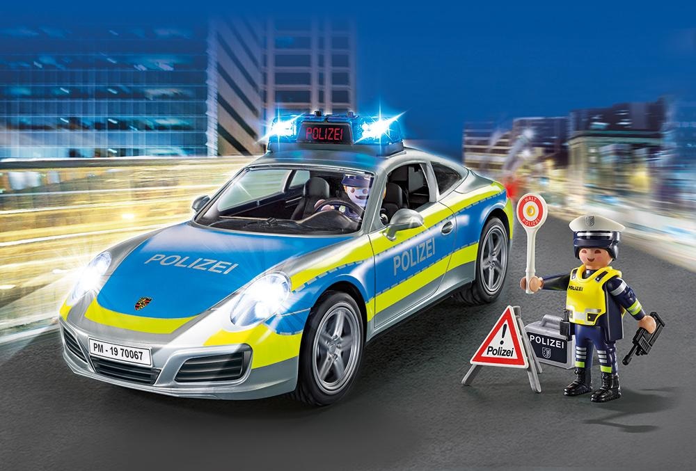Playmobil® Konstruktions-Spielset »Porsche 911 Carrera 4S Polizei (70067), My Action Heroes« Made in Germany