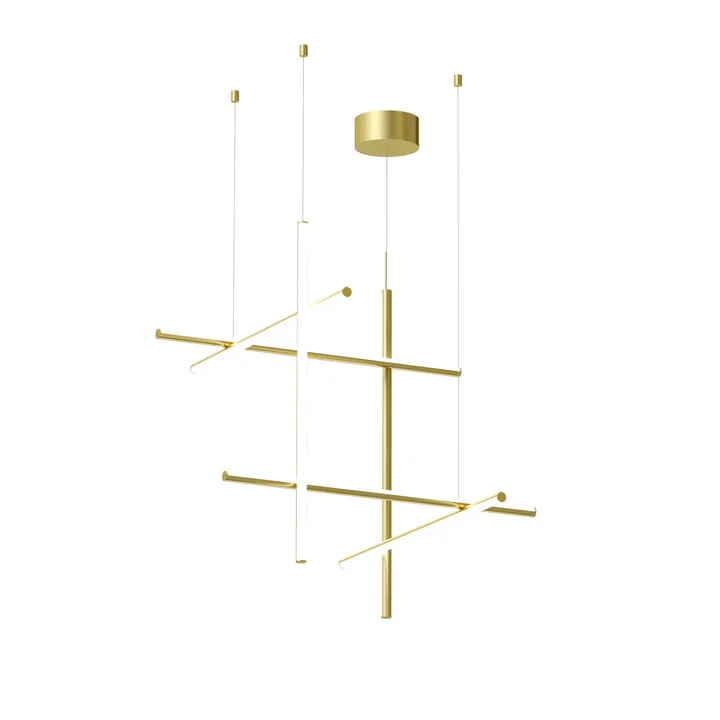 Flos - Coordinates S3 LED Pendelleuchte, champagner eloxiert