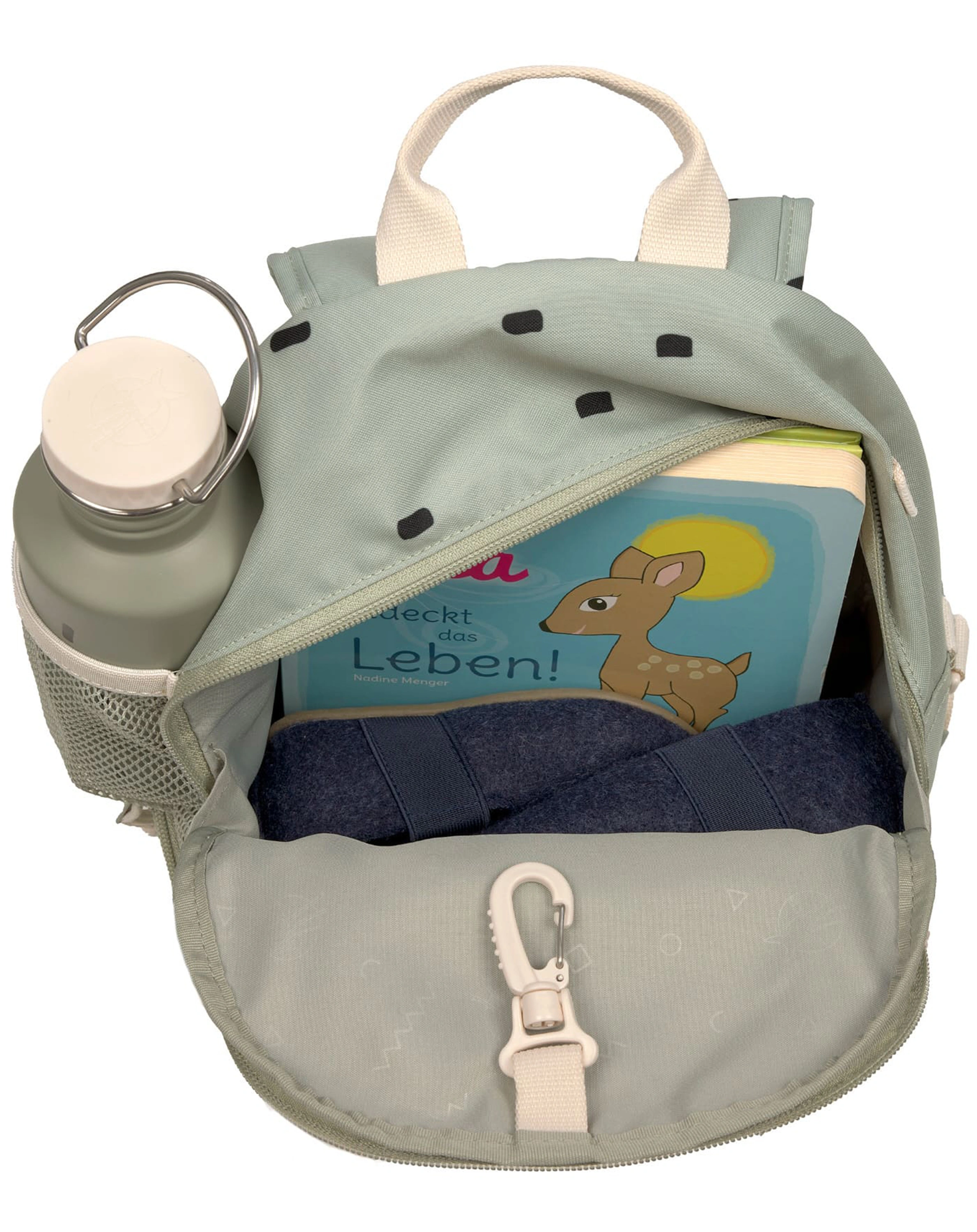 Rucksack HAPPY PRINTS (27x24x15) in light olive