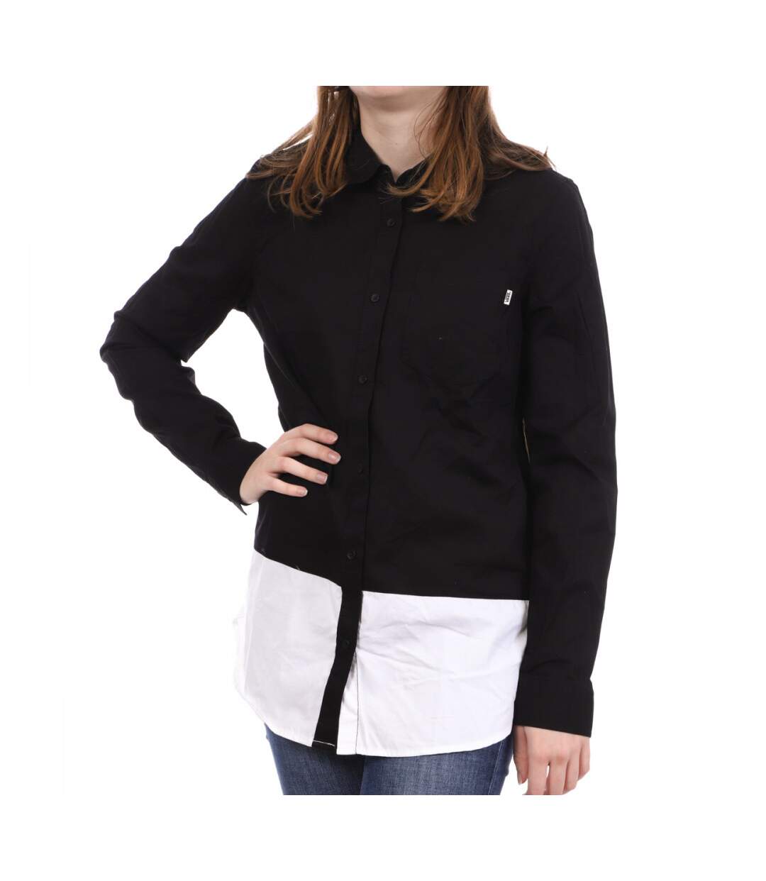 Chemise Noir/Blanc Femme Vans Skate