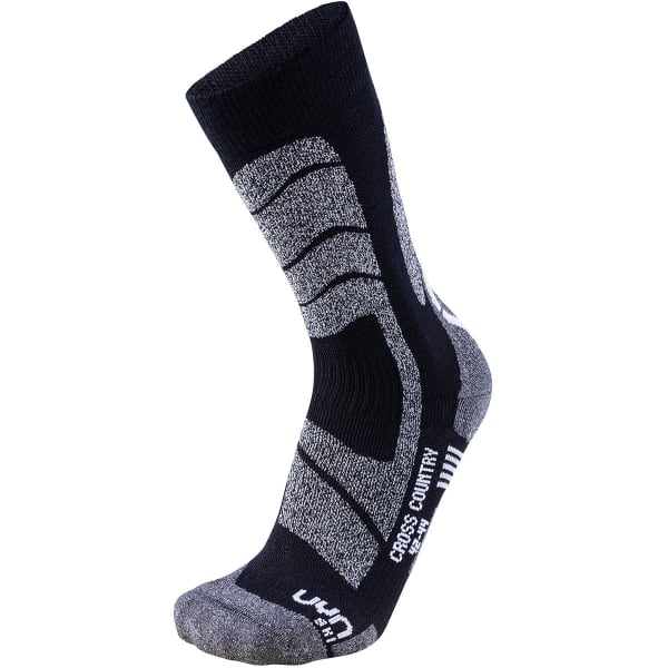 Chaussette ski de fond UYN SKI CROSS COUNTRY MAN BLACK/MOULINE