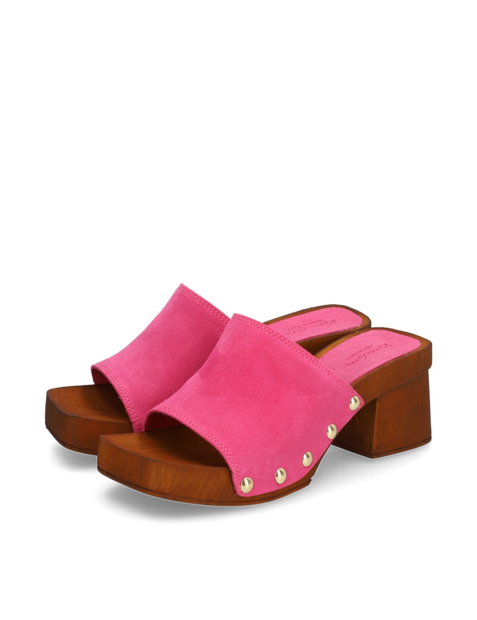 Veloursleder Pantoffel