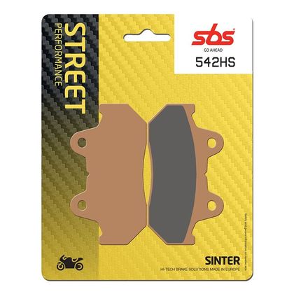 Plaquettes de freins SBS 542HS Sinter Métal Fritté arriére