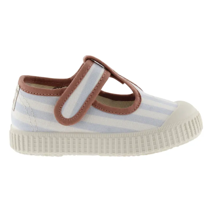 Victoria Baskets Scratchs Sandalia Tira Lona Rayures | Bleu