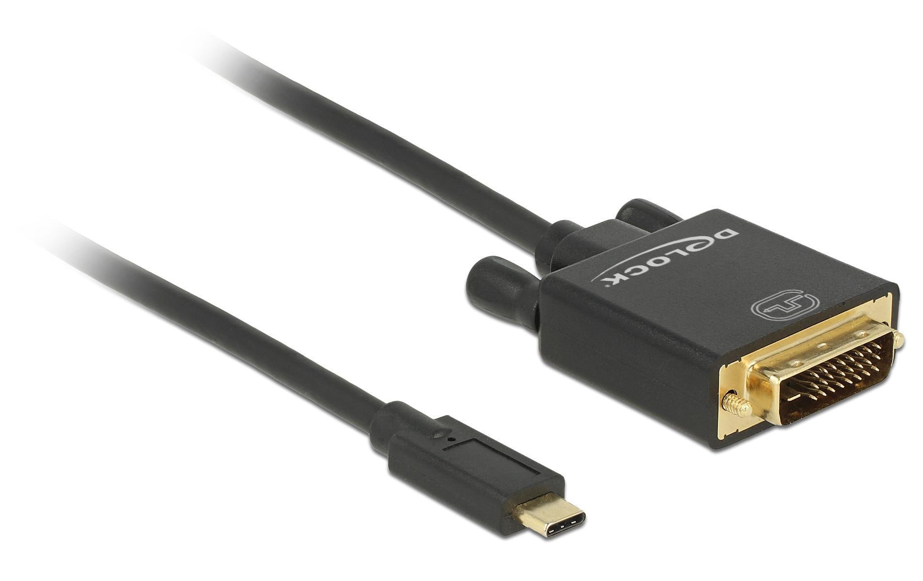 Kabel 4K USB Type-C - DVI-D, 3 mUSB-C zu DVI Kabel