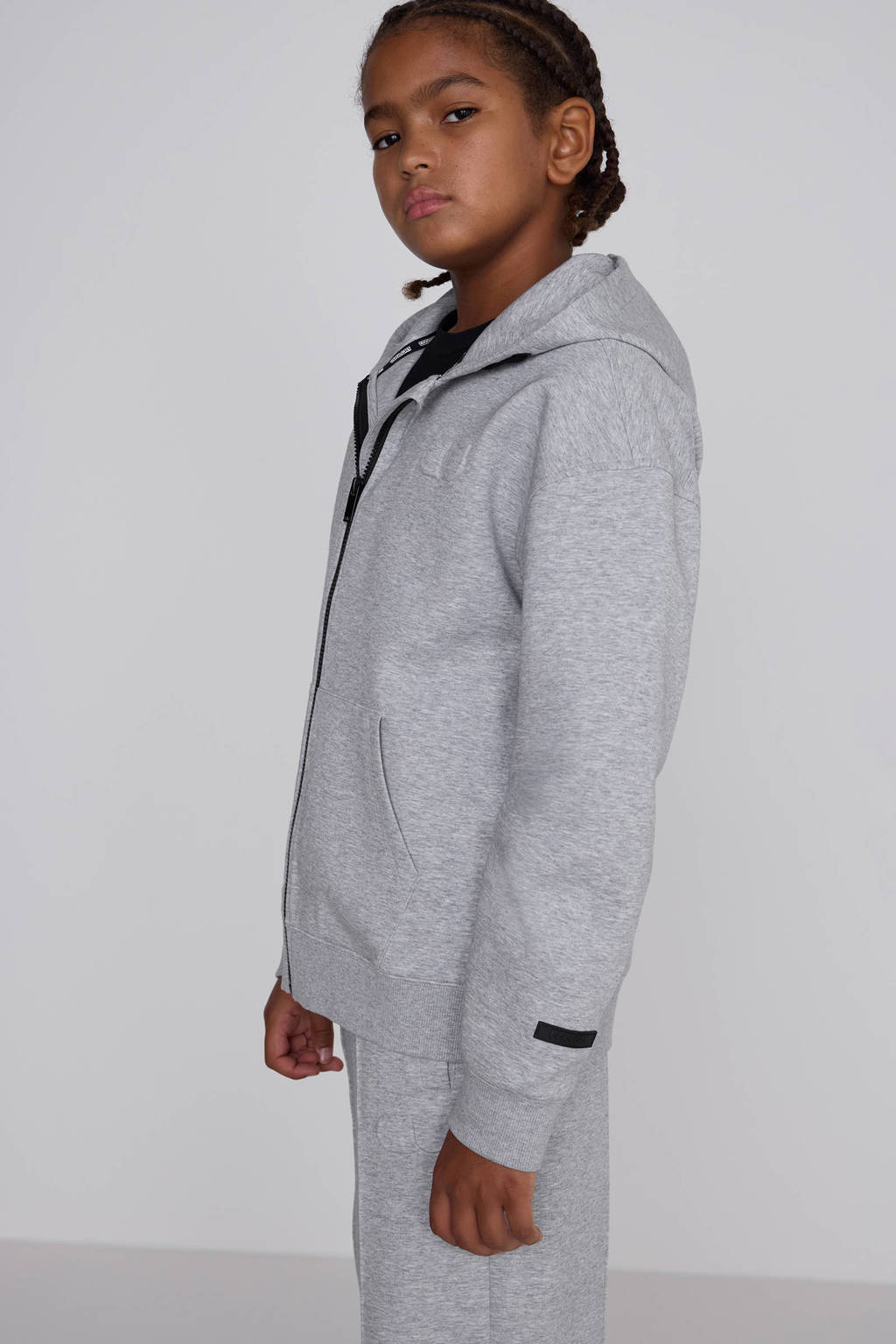 Coolcat Unisex Vest Charly met Capuchon Grijs