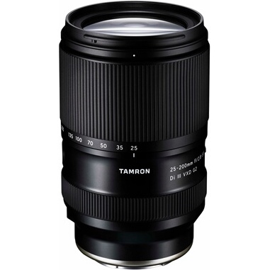 Objectif zoom Tamron. 25-200mm F/2.8-5.6 Di III VXD G2