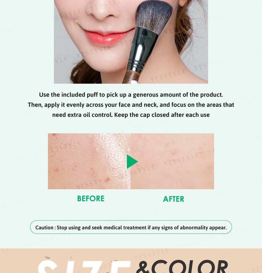 Cathy Doll - Acne CC Speed Oil Control Poeder Transparant