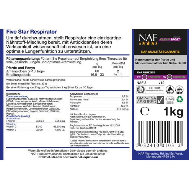 NAF Respirator