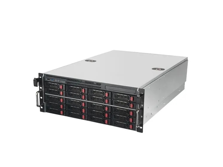 SilverStone RM43-320-RS - Rack-monterbar - 4U - forlænget ATX / SSI EEB - SATA/SAS - hot-swap (ATX / PS/2) - USB