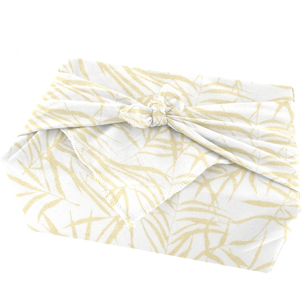 Furoshiki Moyen 48 X 48 Cm Ramage Or
