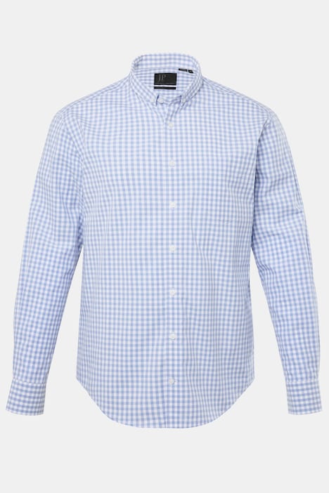 JP 1880 Karohemd, Tracht, Langarm, Mini-Buttondown-Kragen, Modern Fit, bis 8 XL