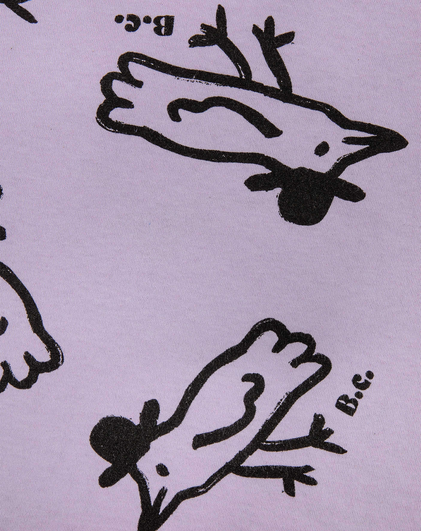 T-Shirt MR BIRDIE ALL OVER in lavender