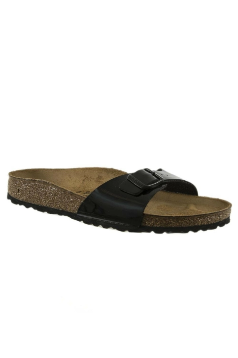 Sandales - nu-pieds birkenstock bk040303 madrid birko-flor® vernis noir