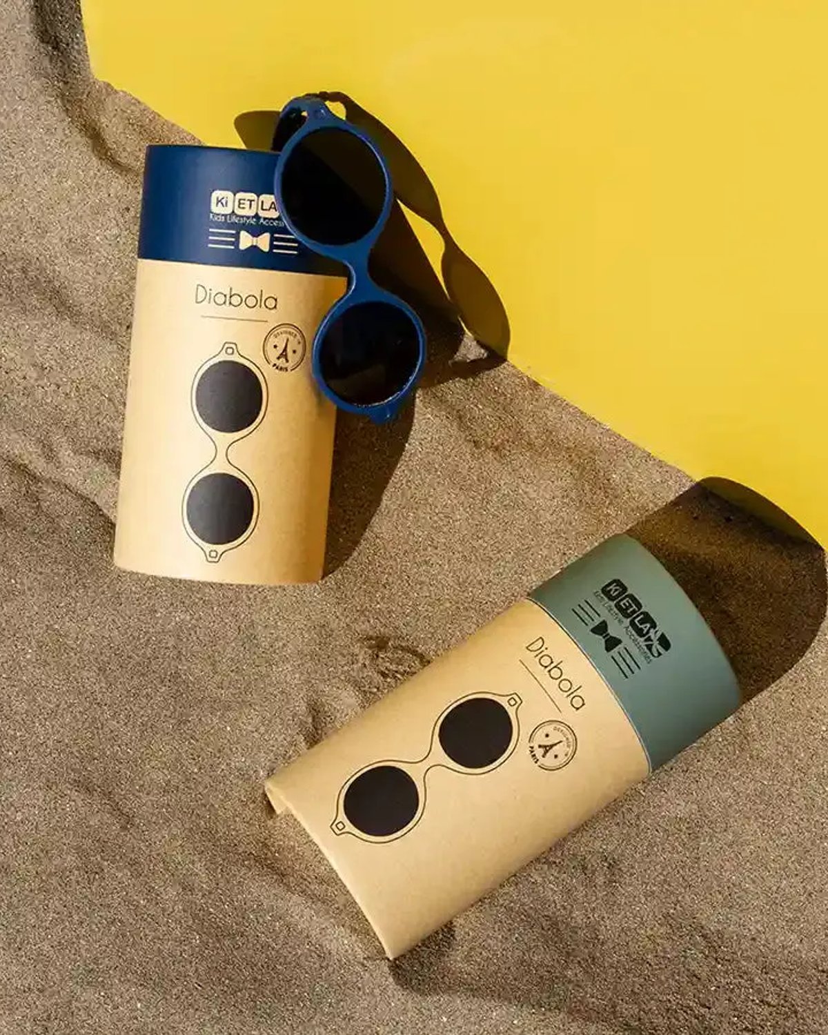 Solbriller Baby 0-1år – Fleksible & Uknuselig – Reversible 2i1 Størrelse | Diabola 2.0