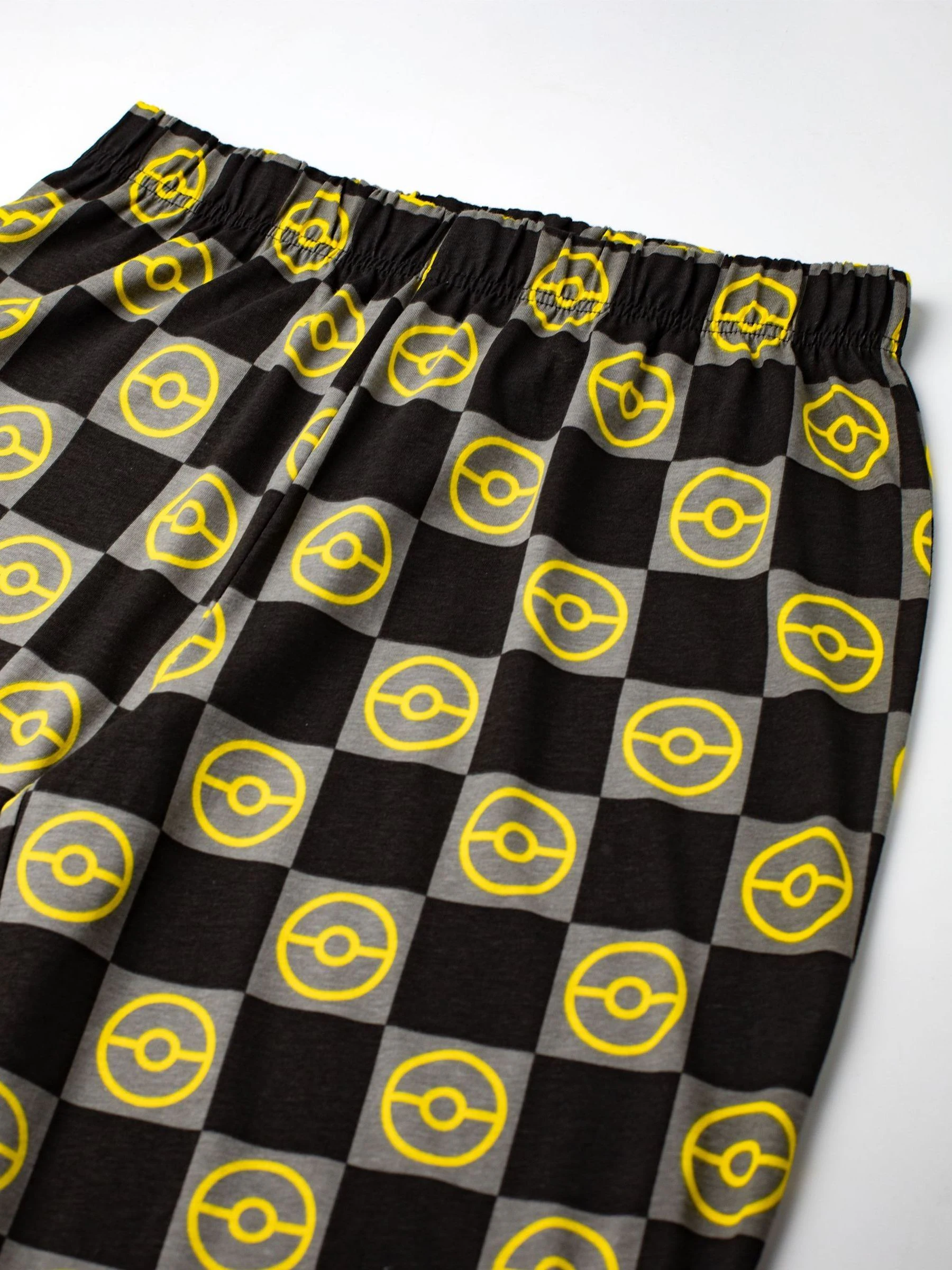 Vanilla Underground Heren Pokemon pyjama met veelkleurige korte mouwen en lange pijpen van 100% katoen Set