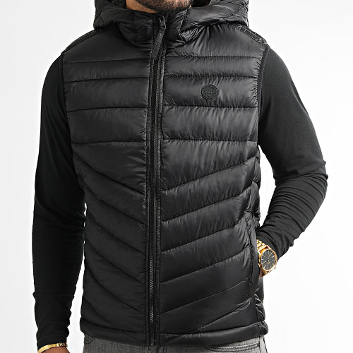 Doudoune Capuche Sans Manches Hero Noir