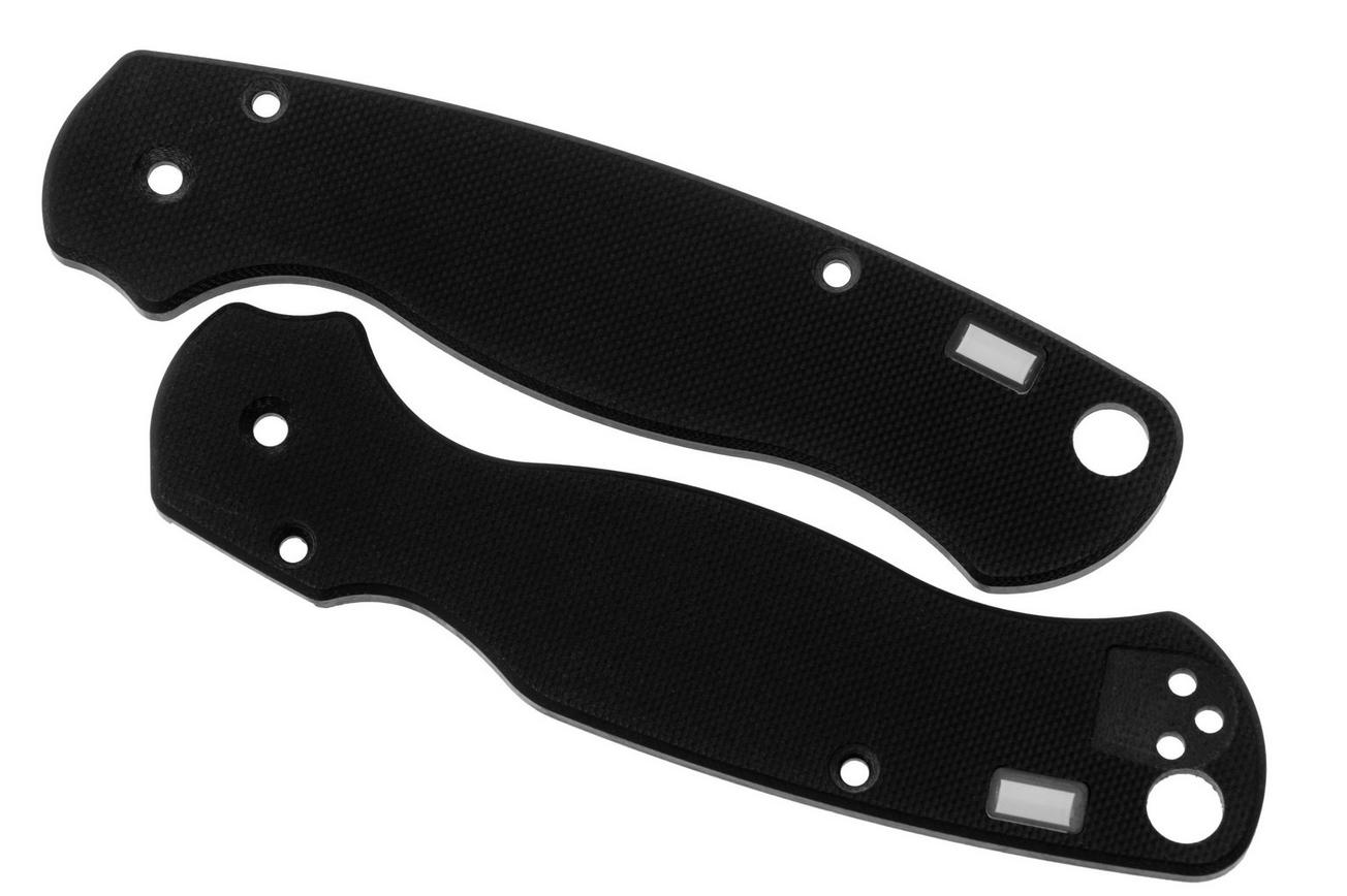 Glow Rhino Spyderco Paramilitary 2 GRC-PARA2-0-ZGZG, G10 Black Scales