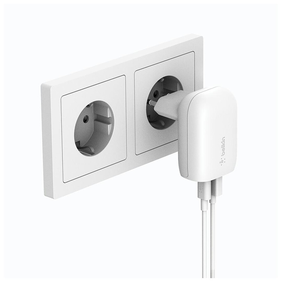 Belkin Chargeur Secteur double USB-C 25 W + USB-A 12W