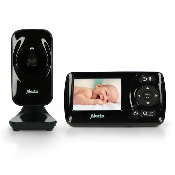Alecto - Video-Babyphone DVM71BK mit Farbdisplay - schwarz