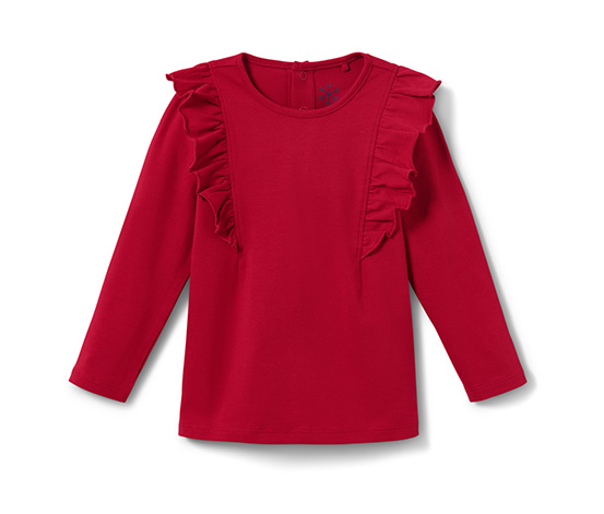 Kinder-Langarmshirt, creme