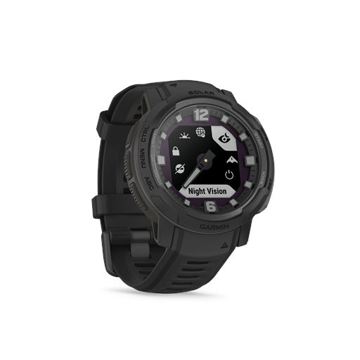 Garmin Instinct Crossover 010-02730-00 Solar Tactical Edition Hybrid-Smartwatch, Black, 45 mm