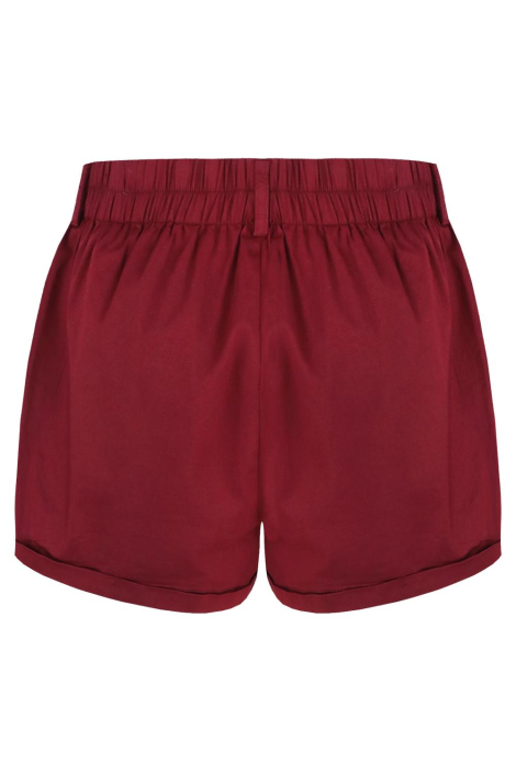 Fluresk paarse dames korte broek