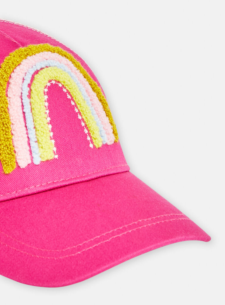Casquette arc-en-ciel pour fille