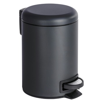 Wenko Pedaalemmer Leman Zwart 3 Liter