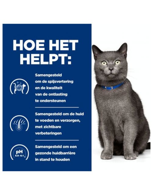 Hill's Prescription Diet D\/D Food Sensitivities Zak - Kattenvoer - Eend Erwt 1.5 kg